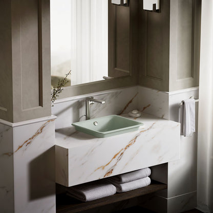 KOHLER K-5400-PAG Iron Plains 18-1/2" rectangular vessel bathroom sink