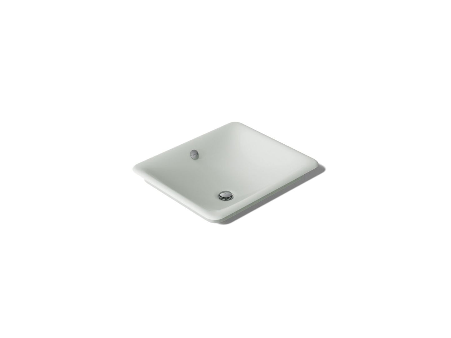 KOHLER K-5400-W Iron Plains 18-1/2" rectangular vessel bathroom sink