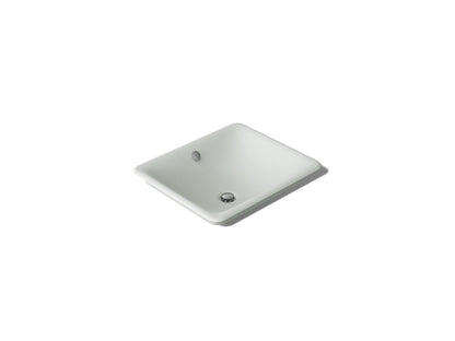 KOHLER K-5400-W Iron Plains 18-1/2" rectangular vessel bathroom sink