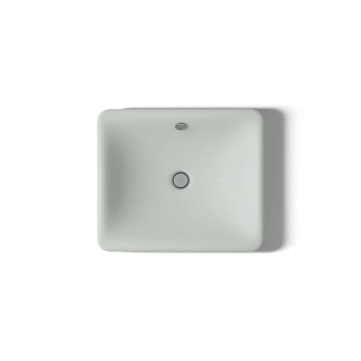 KOHLER K-5400-W Iron Plains 18-1/2" rectangular vessel bathroom sink