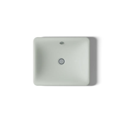 KOHLER K-5400-W Iron Plains 18-1/2" rectangular vessel bathroom sink