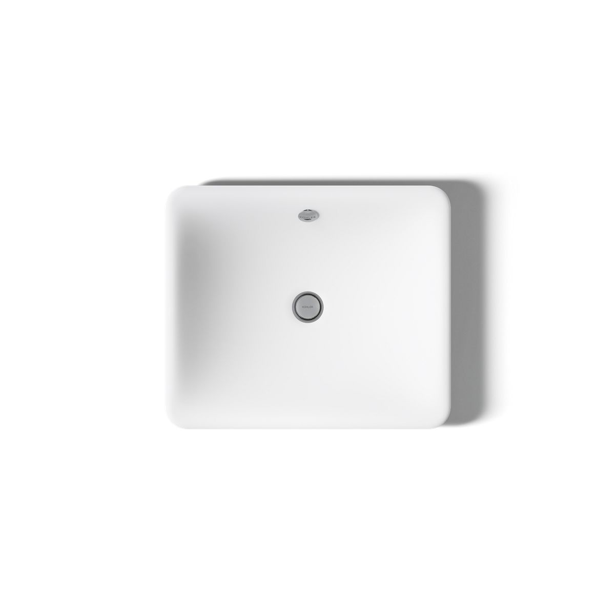 KOHLER K-5400-W Iron Plains 18-1/2" rectangular vessel bathroom sink