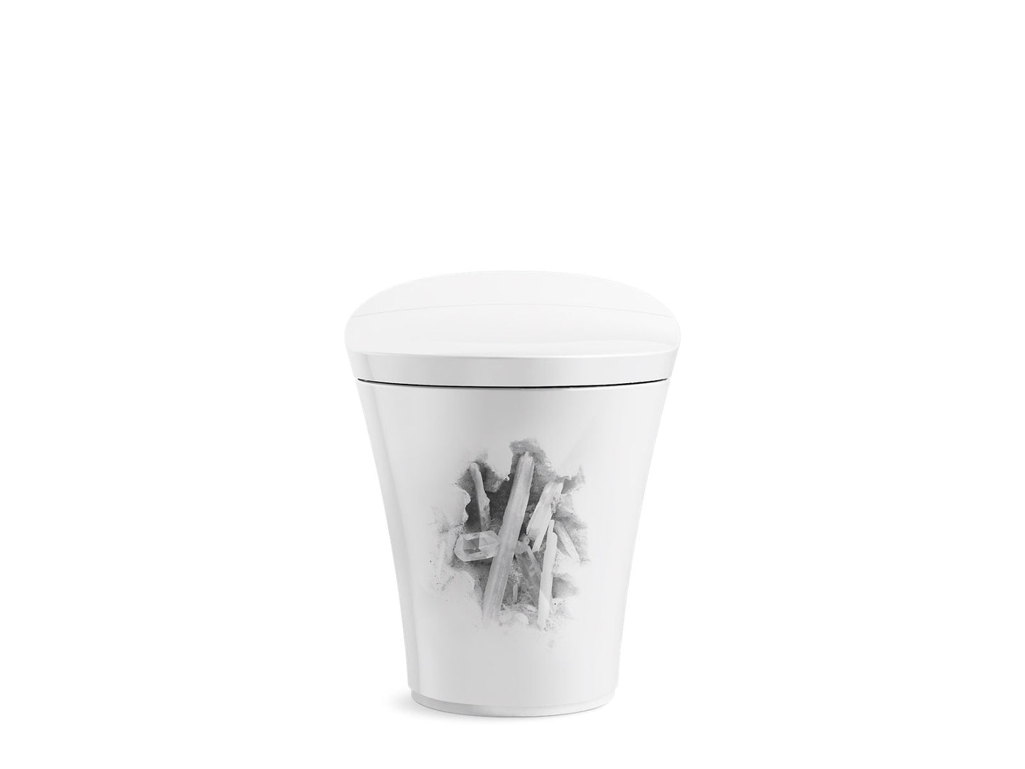 KOHLER Landshapes™ by Daniel Arsham One-piece elongated smart toilet, dual-flush