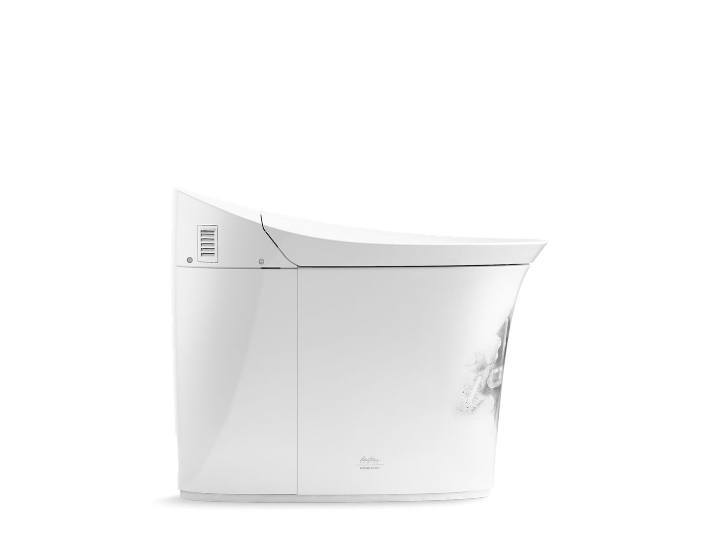 KOHLER Landshapes™ by Daniel Arsham One-piece elongated smart toilet, dual-flush