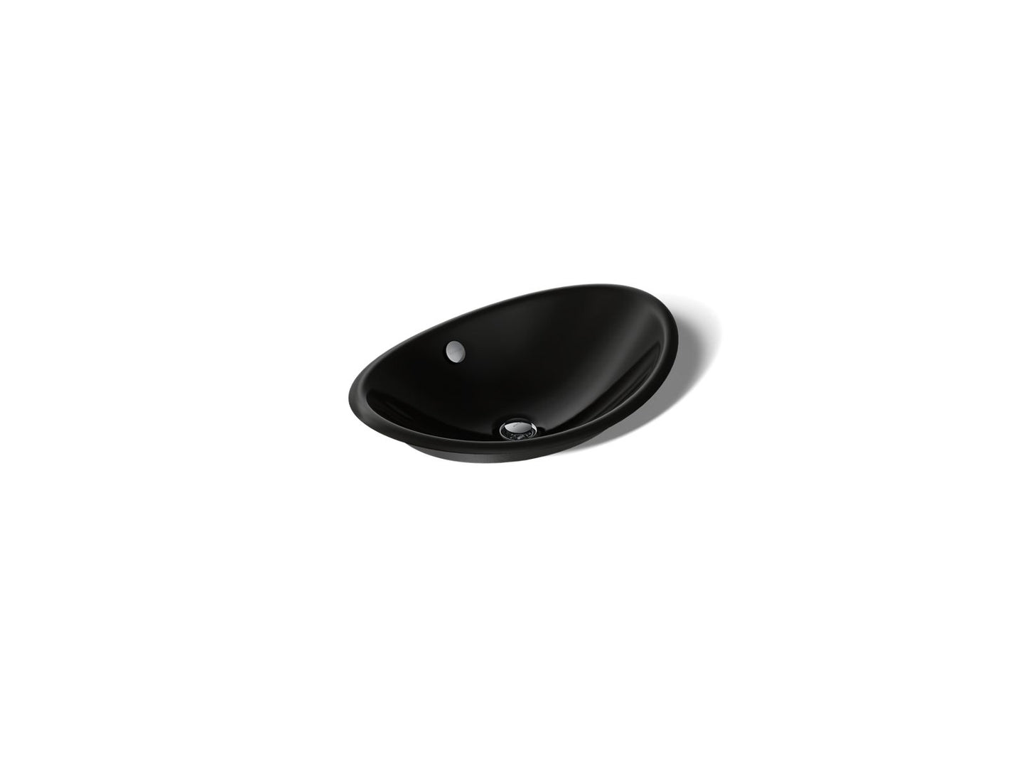 KOHLER K-5403-P5 Iron Plains 20-3/4" oval vessel bathroom sink