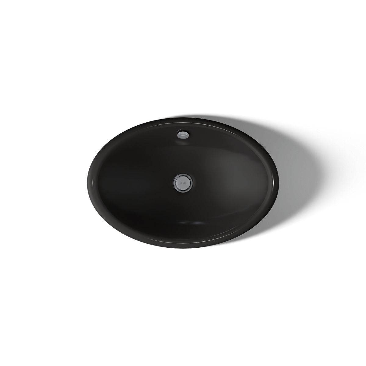 KOHLER K-5403-P5 Iron Plains 20-3/4" oval vessel bathroom sink