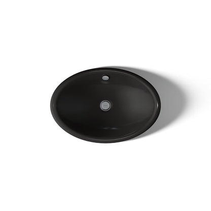 KOHLER K-5403-P5 Iron Plains 20-3/4" oval vessel bathroom sink
