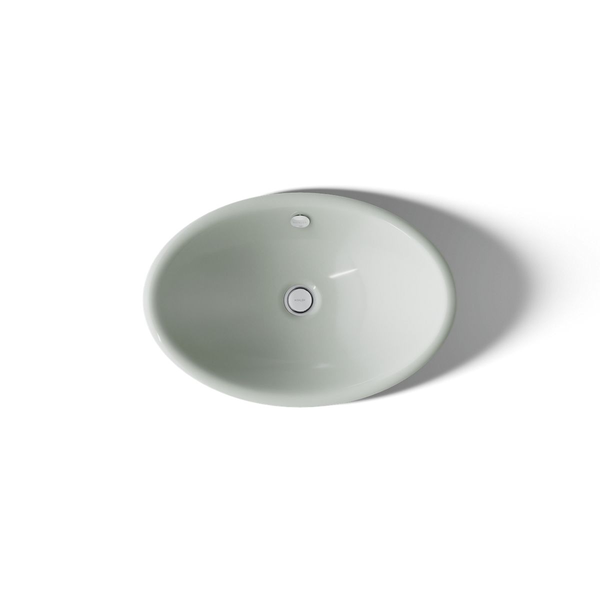 KOHLER K-5403-P5 Iron Plains 20-3/4" oval vessel bathroom sink