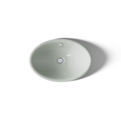 KOHLER K-5403-P5 Iron Plains 20-3/4" oval vessel bathroom sink