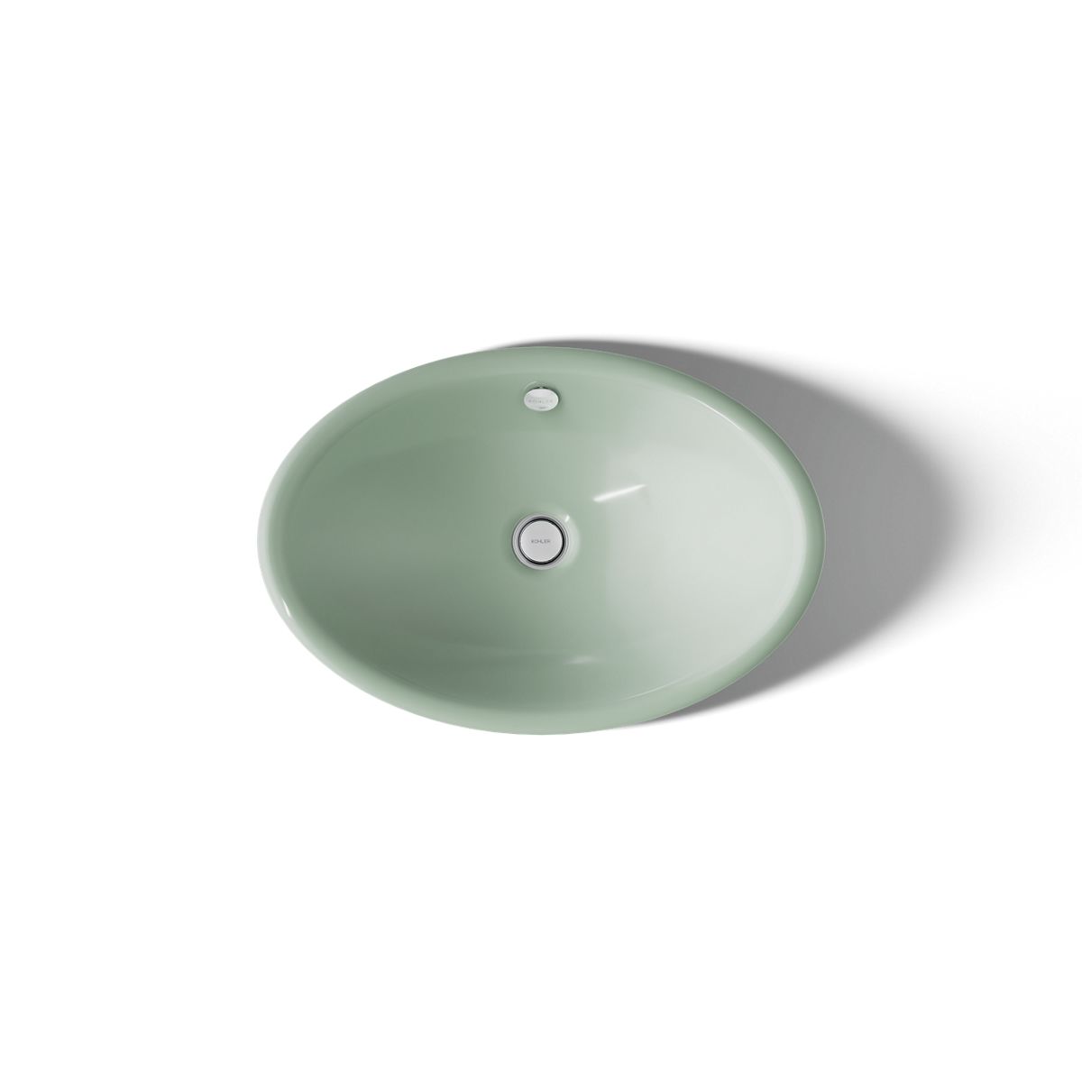 KOHLER K-5403-PAG Iron Plains 20-3/4" oval vessel bathroom sink