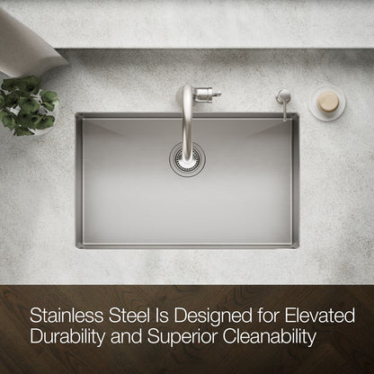 KOHLER K-5409 Strive 29" undermount single-bowl kitchen sink