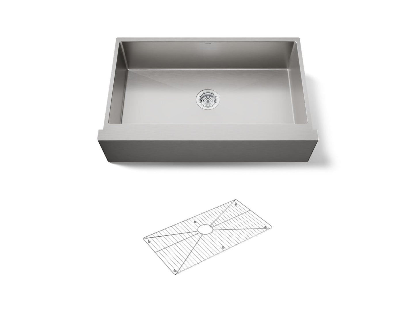 KOHLER K-5415 Strive 35-1/2" undermount single-bowl farmhouse kitchen sink