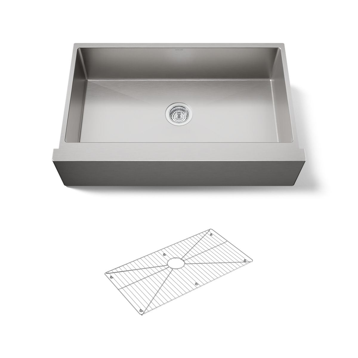 KOHLER K-5415 Strive 35-1/2" undermount single-bowl farmhouse kitchen sink