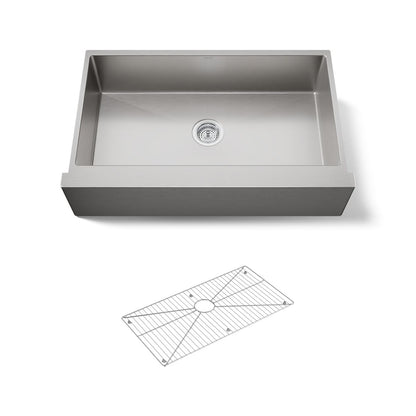 KOHLER K-5415 Strive 35-1/2" undermount single-bowl farmhouse kitchen sink