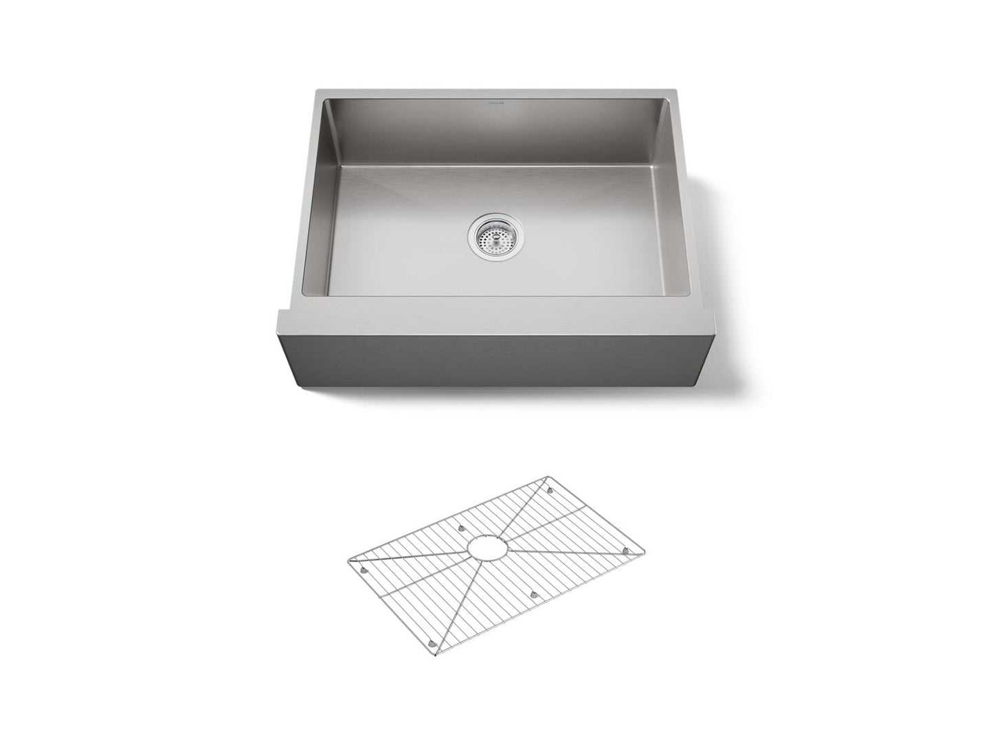 KOHLER K-5417 Strive 29-1/2" undermount single-bowl farmhouse kitchen sink