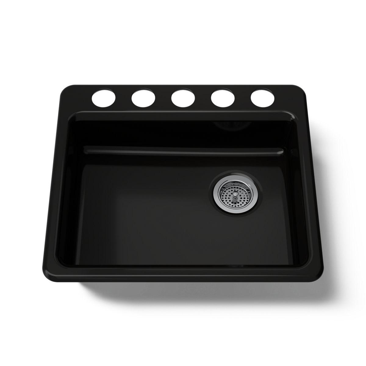 KOHLER K-5479-5U Riverby 25" undermount single-bowl kitchen sink