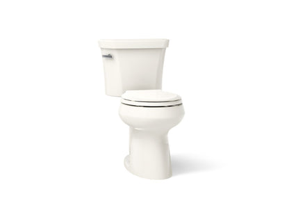 KOHLER K-5481-RA Highline ComForteeight Two-piece round-front 1.28 gpf chair height toilet with right-hand trip lever