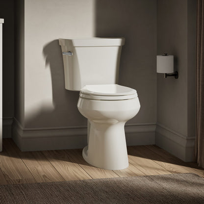 KOHLER K-5481 Highline ComForteeight Two-piece round-front 1.28 gpf chair height toilet