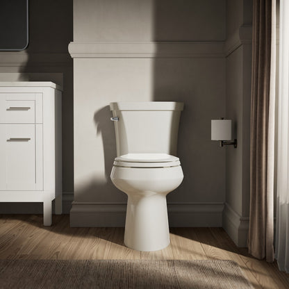 KOHLER K-5481 Highline ComForteeight Two-piece round-front 1.28 gpf chair height toilet