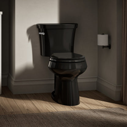 KOHLER K-5481 Highline ComForteeight Two-piece round-front 1.28 gpf chair height toilet
