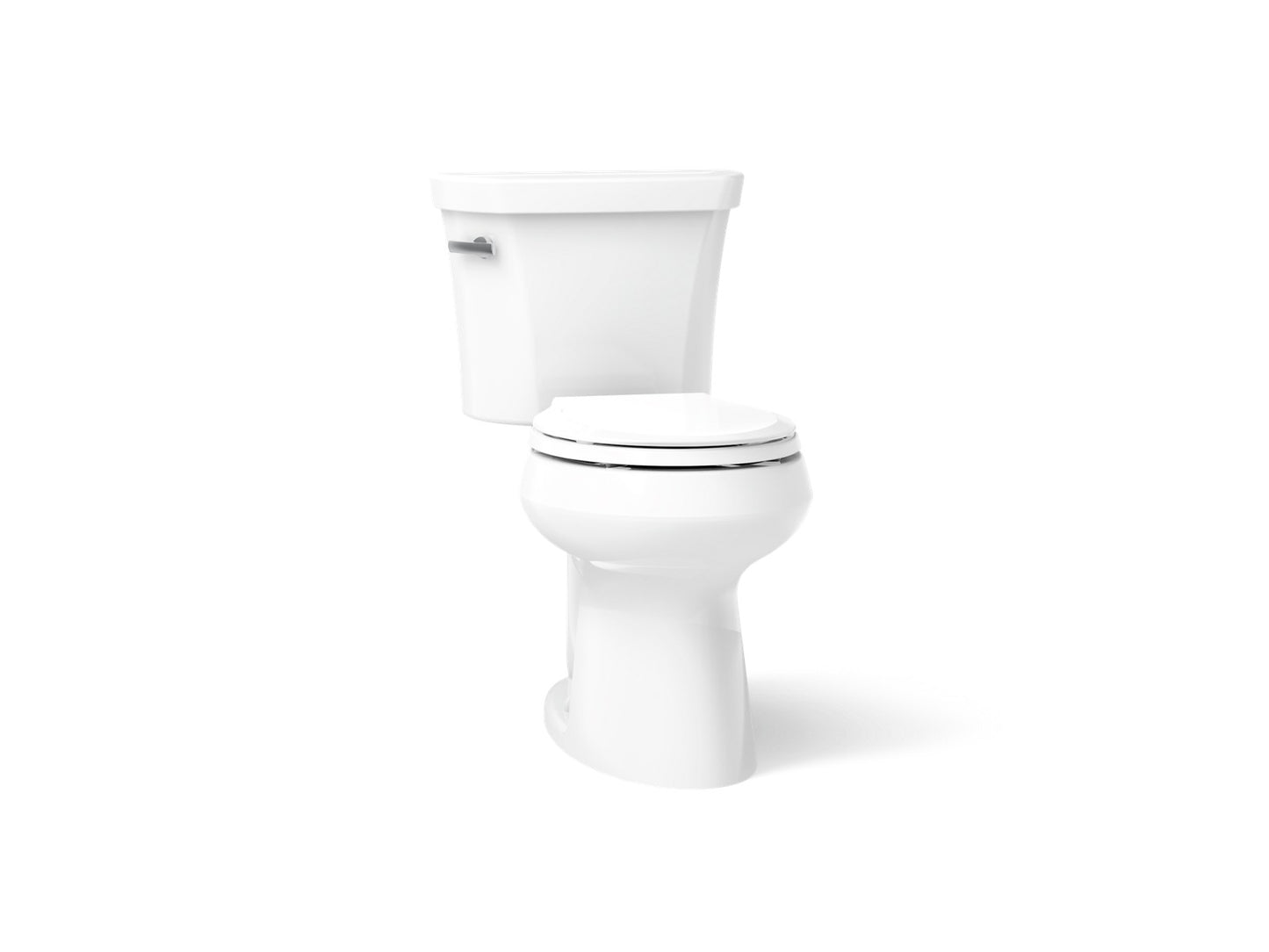 KOHLER K-5481 Highline ComForteeight Two-piece round-front 1.28 gpf chair height toilet
