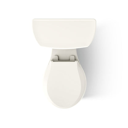 KOHLER K-5481-RA Highline ComForteeight Two-piece round-front 1.28 gpf chair height toilet with right-hand trip lever - Biscuit