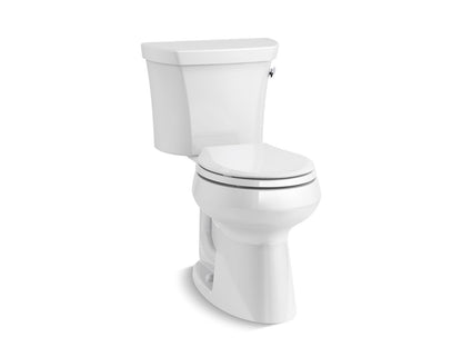 KOHLER K-5481-UR Highline ComForteeight Two-piece round-front 1.28 gpf chair height toilet with right-hand trip lever and insulated tank