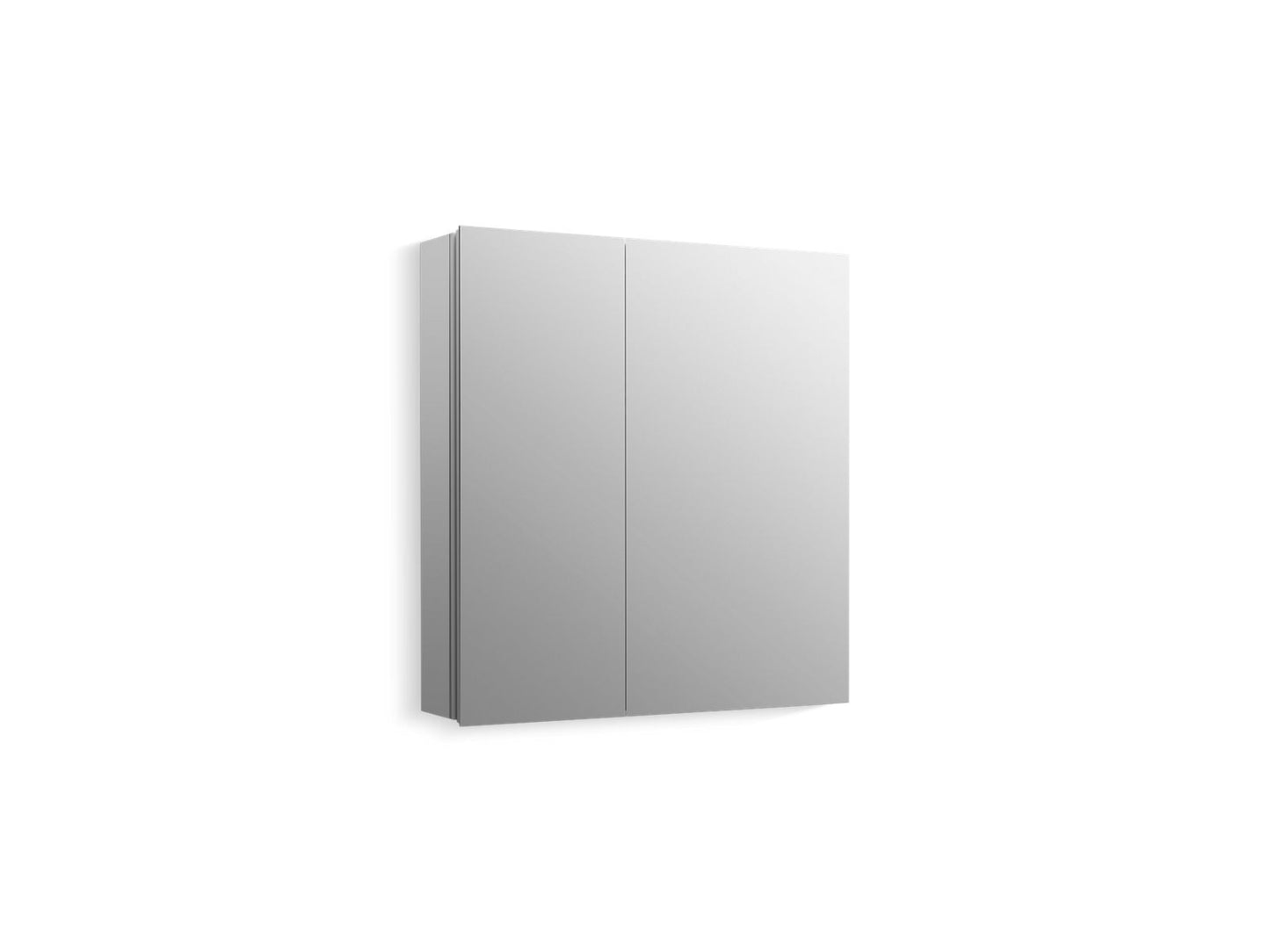 KOHLER K-56003 Embark Premium XL 25" x 26" rectangular two-door medicine cabinet