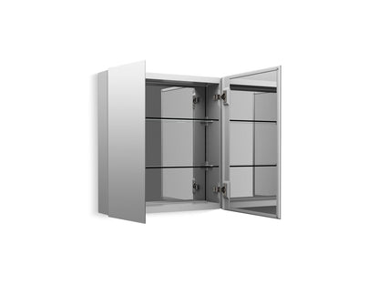 KOHLER K-56003 Embark Premium XL 25" x 26" rectangular two-door medicine cabinet