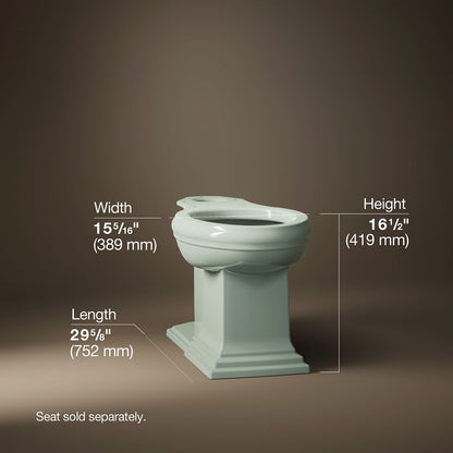 KOHLER K-5626 Memoirs Elongated bowl with concealed trapway