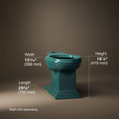 KOHLER K-5626 Memoirs Elongated bowl with concealed trapway