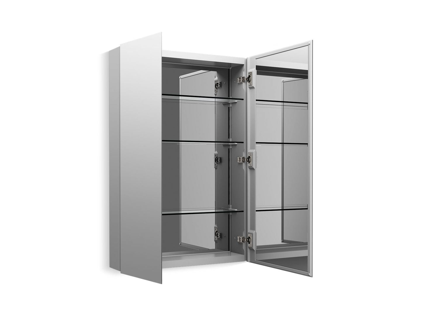 KOHLER K-56552 Embark Premium XL 25" x 36" rectangular two-door medicine cabinet
