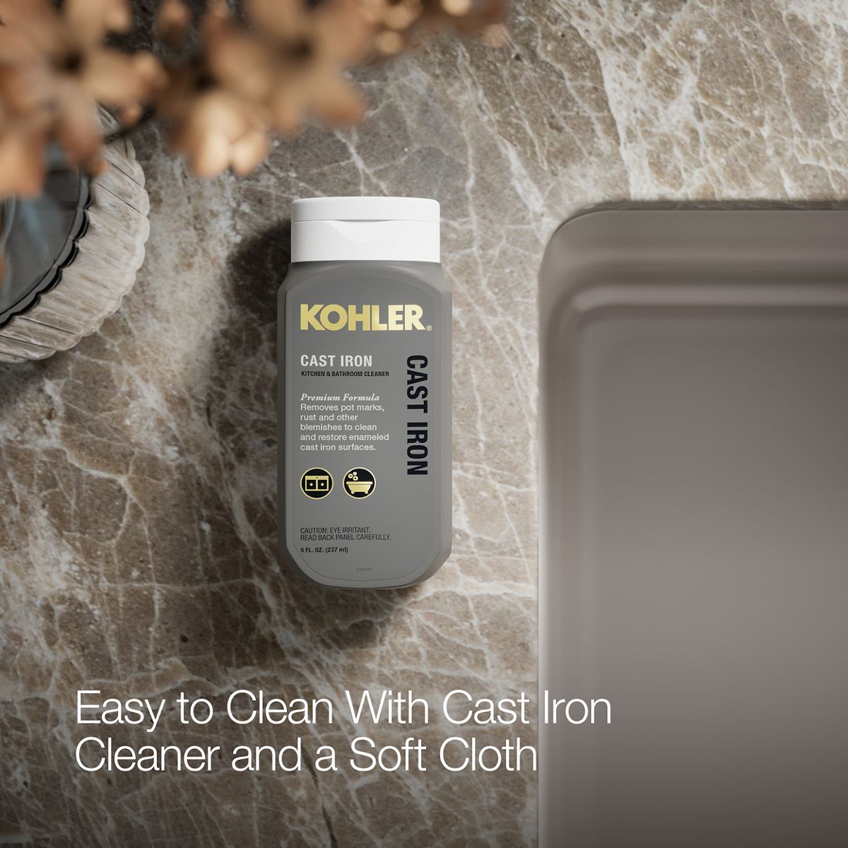KOHLER K-5665 Whitehaven 23-1/2" undermount single-bowl farmhouse kitchen sink