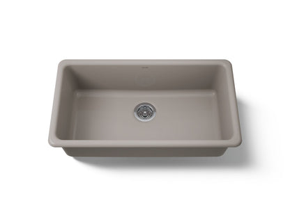 KOHLER K-5707 Iron/Tones 33" top-/undermount single-bowl kitchen sink