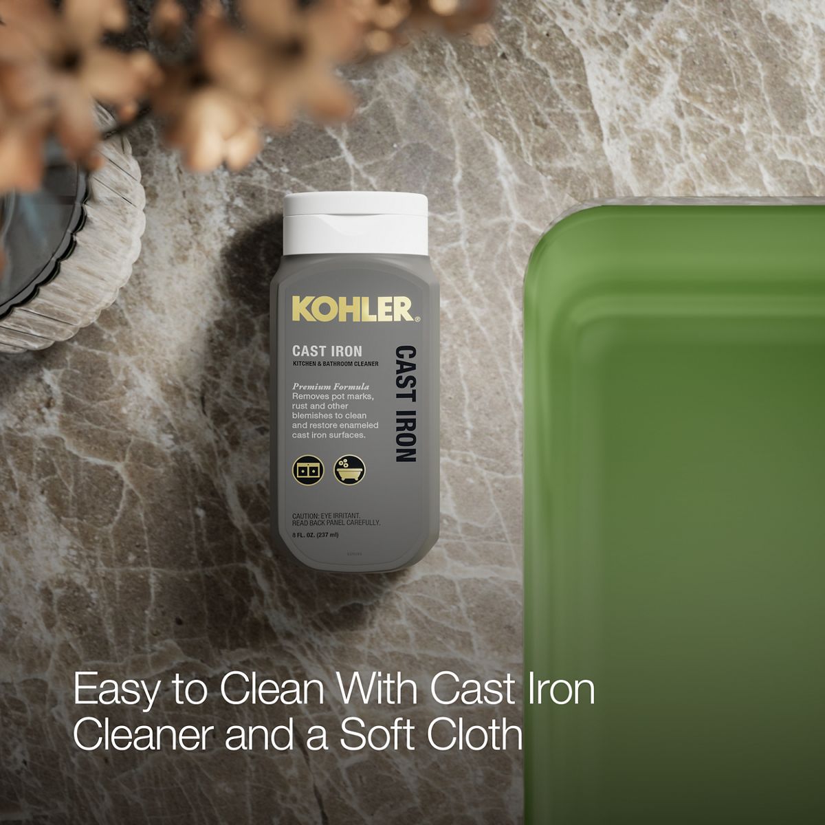 KOHLER K-5708 Iron/Tones 27" top-/undermount single-bowl kitchen sink