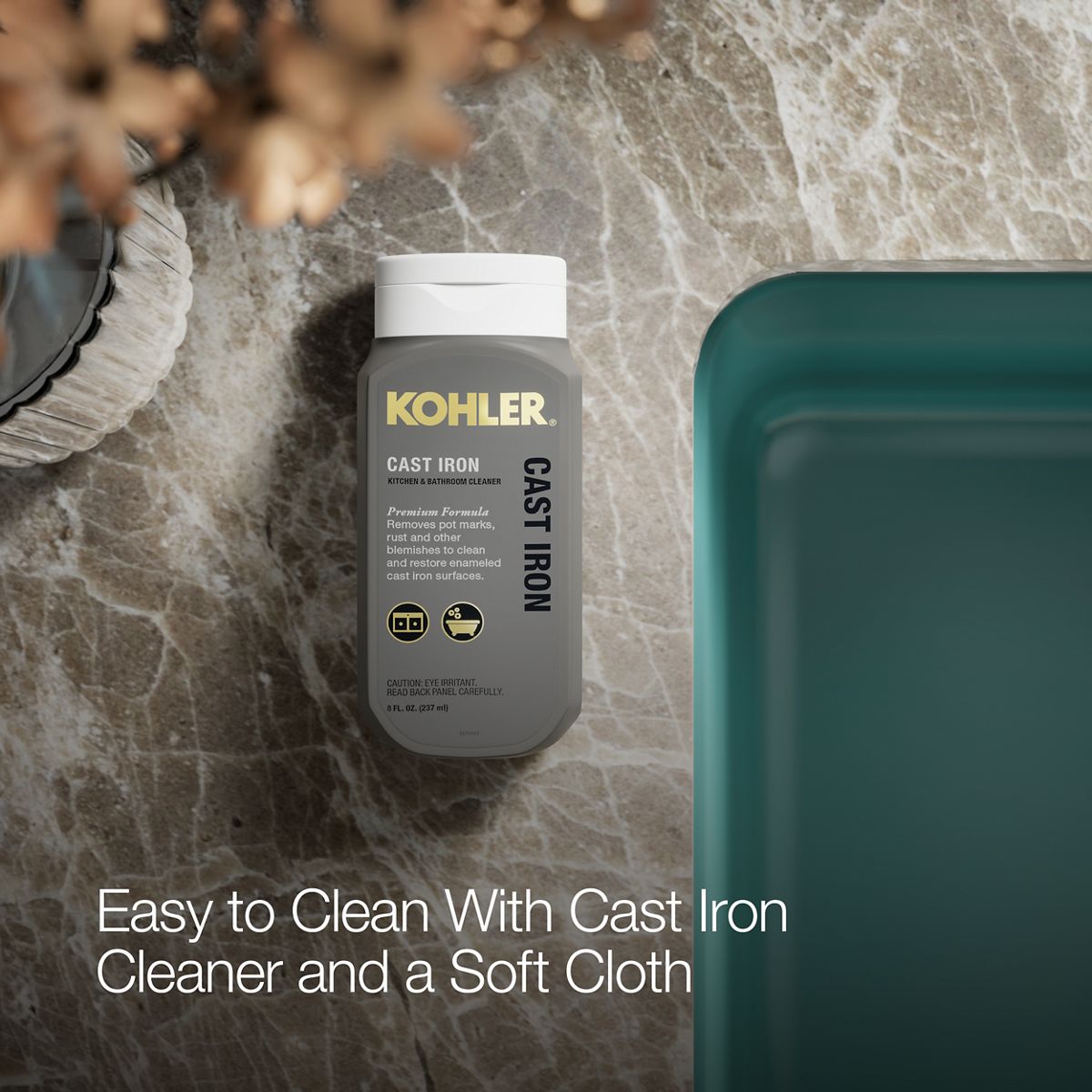 KOHLER K-5708 Iron/Tones 27" top-/undermount single-bowl kitchen sink