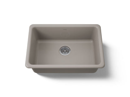 KOHLER K-5708 Iron/Tones 27" top-/undermount single-bowl kitchen sink