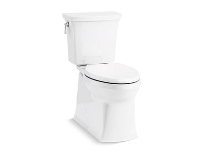 KOHLER K-5709 Corbelle ComForteeight ContinuousClean Two-piece elongated 1.28 gpf chair height toilet with ContinuousClean Technology
