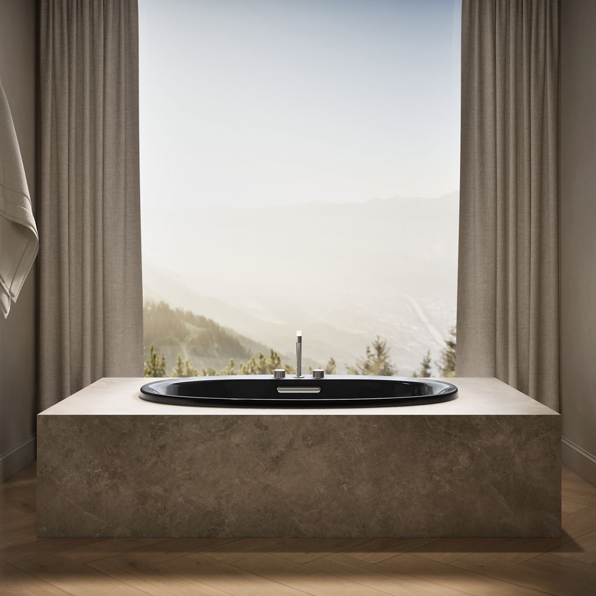 KOHLER K-5713 Underscore 59-3/4" x 35-3/4" drop-in bath