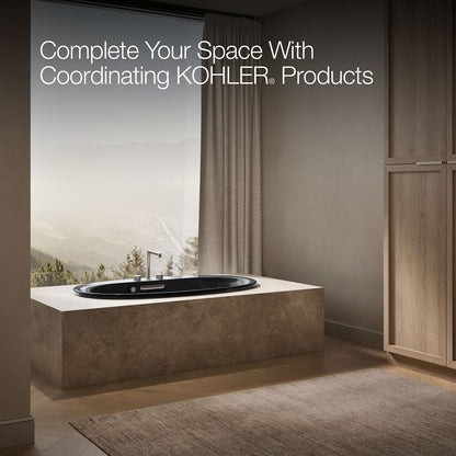 KOHLER K-5713-W1 Underscore 59-3/4" x 35-3/4" drop-in bath with Bask heated surface