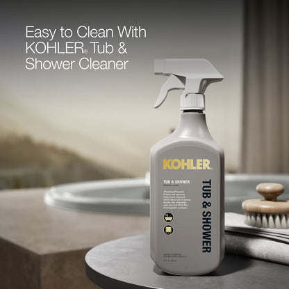 KOHLER K-5713-W1 Underscore 59-3/4" x 35-3/4" drop-in bath with Bask heated surface