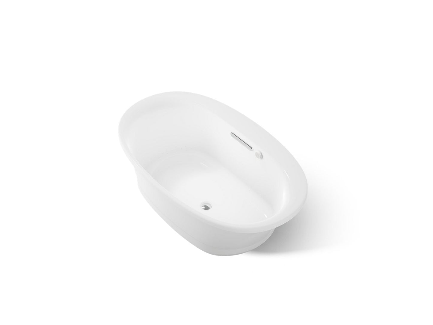 KOHLER K-5714-GH Underscore 59-3/4" x 35-3/4" drop-in Heated BubbleMassage air bath