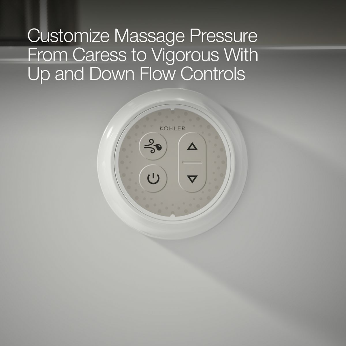 KOHLER K-5714-GHW Underscore 59-3/4" x 35-3/4" drop-in Heated BubbleMassage air bath with Bask heated surface