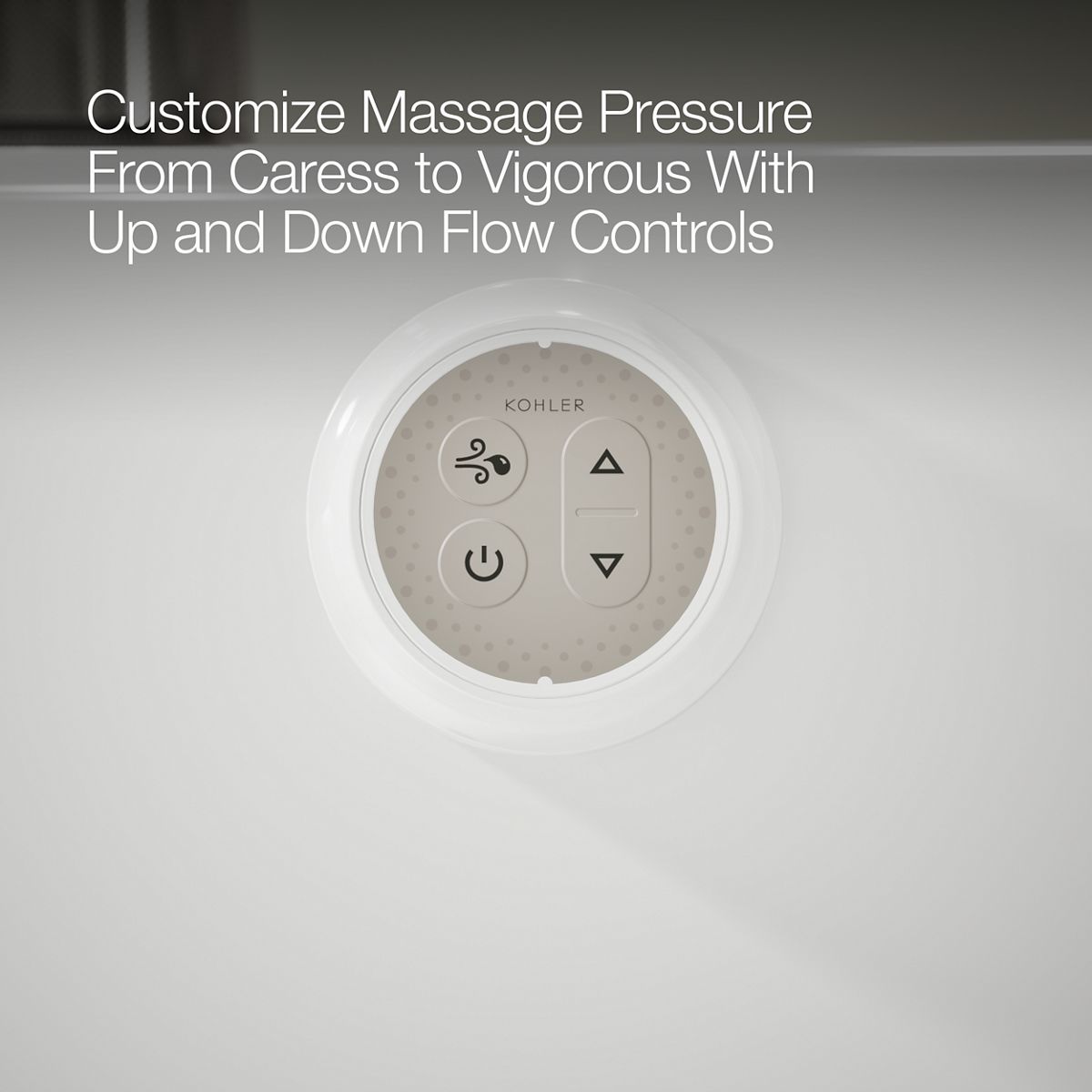 KOHLER K-5714-GHW Underscore 59-3/4" x 35-3/4" drop-in Heated BubbleMassage air bath with Bask heated surface