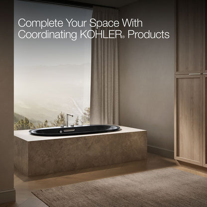 KOHLER K-5715-W1 Underscore 65-1/2" x 35-3/4" drop-in bath with Bask heated surface