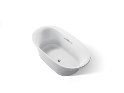 KOHLER K-5715-W1 Underscore 65-1/2" x 35-3/4" drop-in bath with Bask heated surface