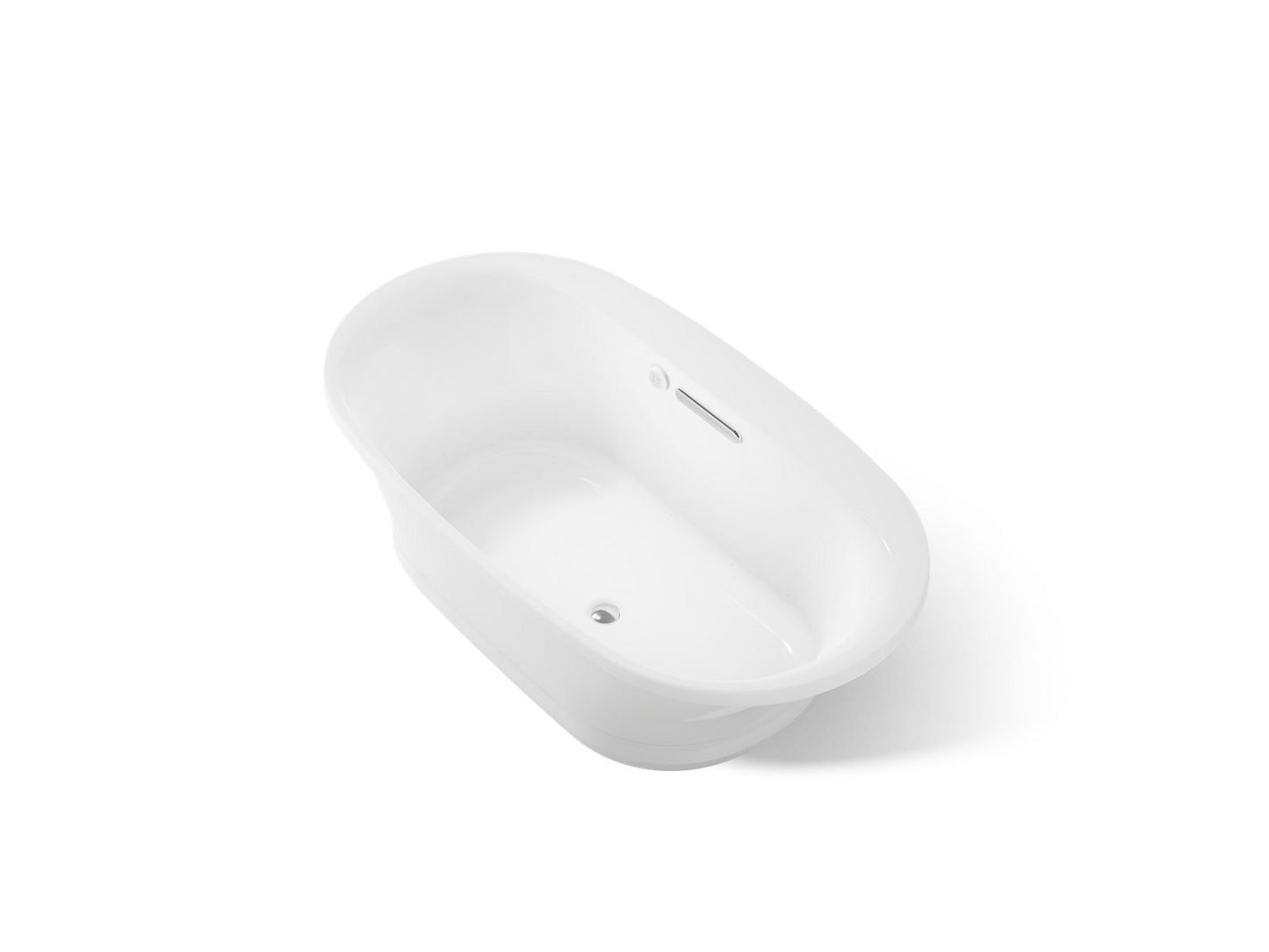 KOHLER K-5716-GH Underscore 66" x 36" drop-in Heated BubbleMassage air bath