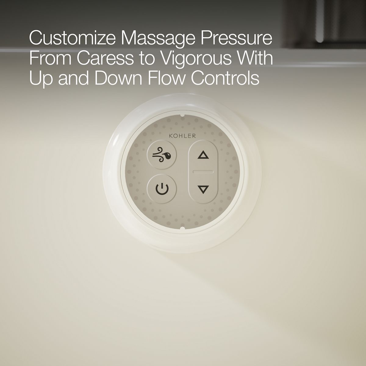 KOHLER K-5716-GHW Underscore 66" x 36" drop-in Heated BubbleMassage air bath with Bask heated surface