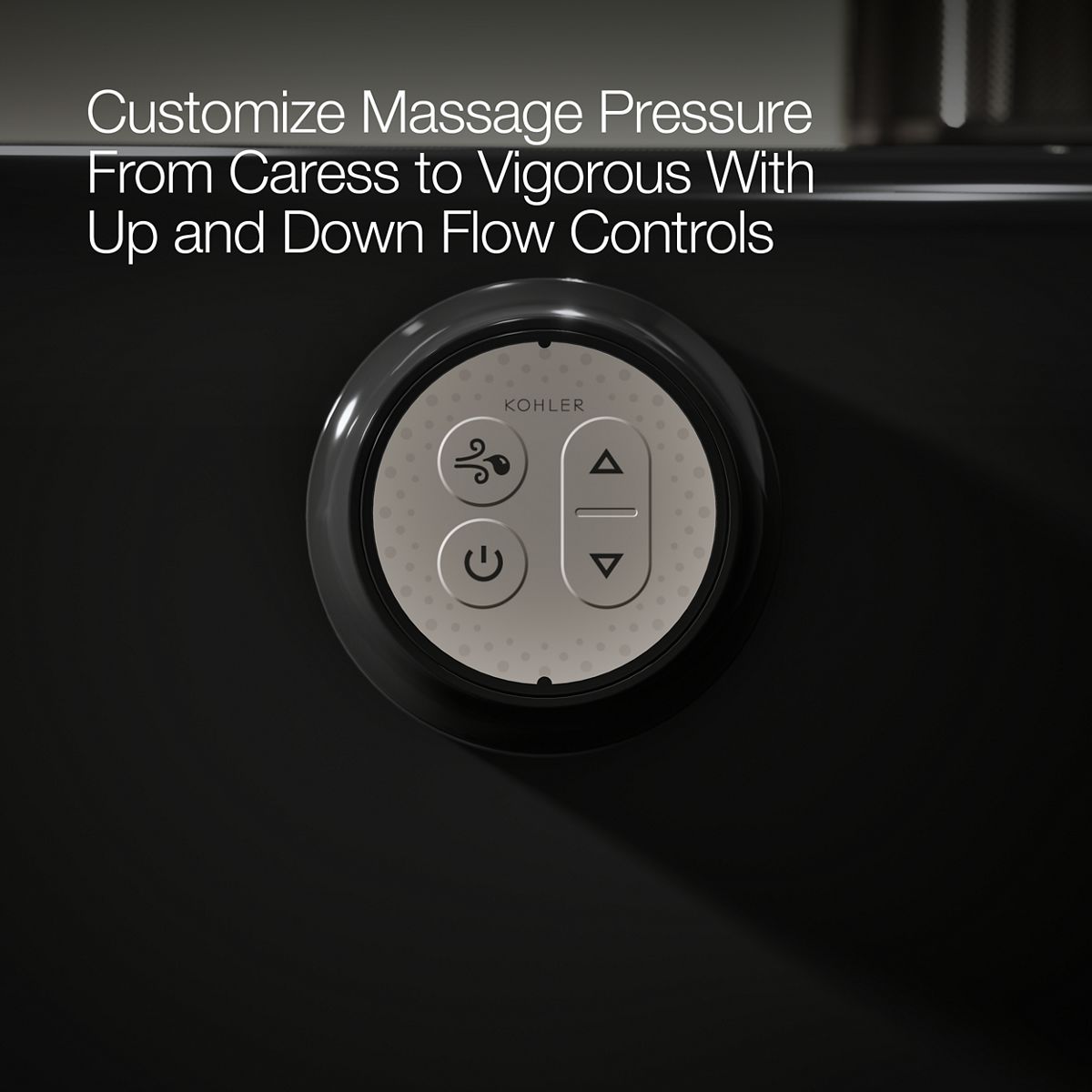 KOHLER K-5716-GHW Underscore 66" x 36" drop-in Heated BubbleMassage air bath with Bask heated surface