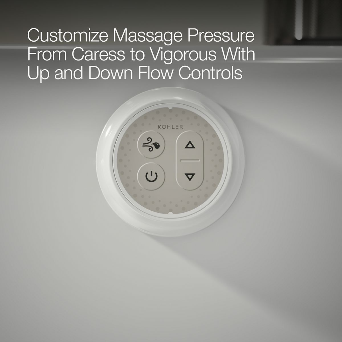 KOHLER K-5716-GHW Underscore 66" x 36" drop-in Heated BubbleMassage air bath with Bask heated surface